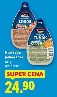 Lidl Hamé Rybí pomazánka nabídka