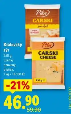 Lidl Královský sýr nabídka