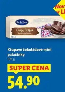 Lidl Křupavé čokoládové mini palačinky nabídka