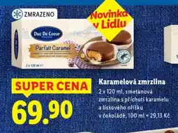 Lidl Karamelová zmrzlina nabídka