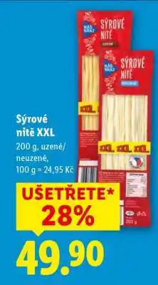 Lidl SÝROVÉ NITĚ XXL nabídka