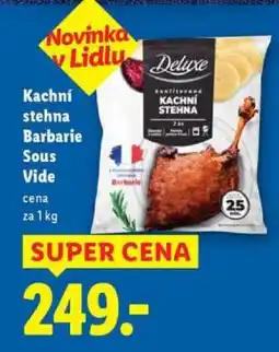 Lidl Kachní stehna Barbarie Sous Vide nabídka