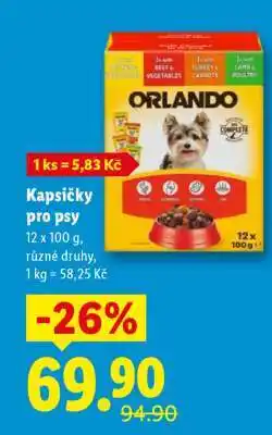Lidl Kapsičky pro psy nabídka