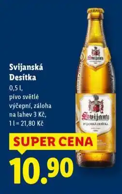 Lidl Svijanská desítka nabídka
