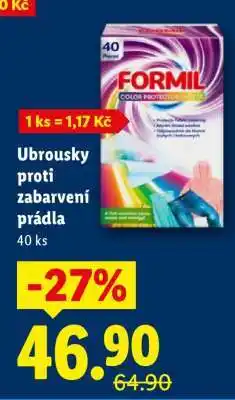 Lidl Formil UBROUSKY PROTI ZABARVENÍ PRÁDLA nabídka