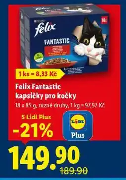 Lidl Felix Fantastic Kapsičky pro kočky nabídka