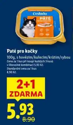 Lidl PATÉ PRO KOČKY nabídka
