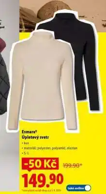 Lidl ESMARAⓇ Úpletový svetr nabídka