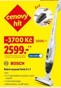 Lidl Bosch Ruční vysavač Serie 2 v 1 nabídka