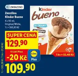Lidl ZMRZLINA KINDER BUENO nabídka