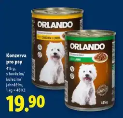 Lidl ORLANDO KONZERVA PRO PSY nabídka