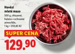 Lidl Hovězí mleté maso nabídka