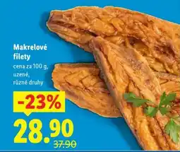 Lidl Makrelové filety nabídka