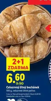 Lidl CELOZRNNÝ ŽITNÝ BOCHÁNEK nabídka