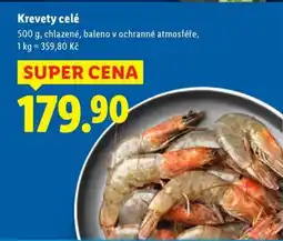 Lidl Krevety celé nabídka