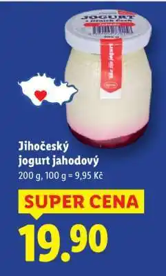 Lidl Jihočeský Jogurt Jahodový nabídka