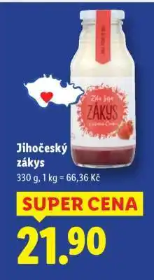 Lidl Jihočeský zákys nabídka
