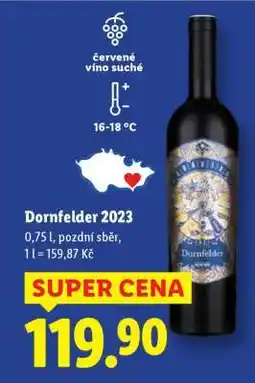 Lidl Dornfelder 2023 nabídka