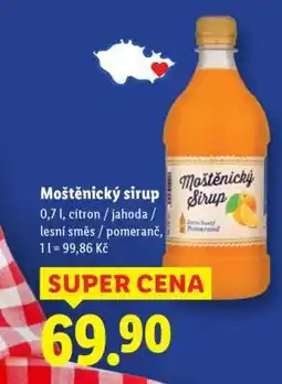 Lidl MOŠTĚNICKÝ SIRUP nabídka