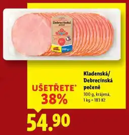 Lidl KLADENSKÁ / DEBRECÍNSKÁ PEČENĚ nabídka