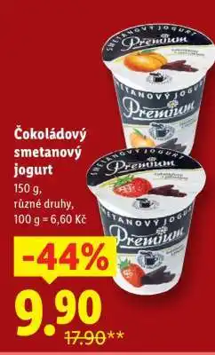 Lidl ČOKOLÁDOVÝ SMETANOVÝ jogurt nabídka