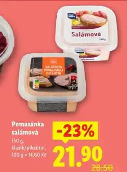 Lidl Pomazánka salámová nabídka