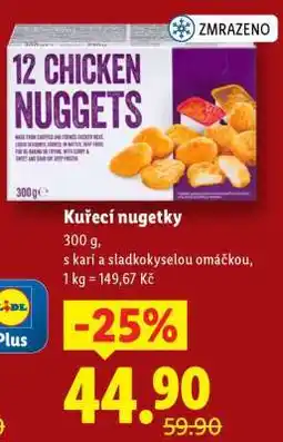 Lidl Kuřecí nuggetky nabídka