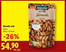 Lidl MANDLE CELÉ nabídka