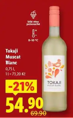Lidl TOKAJI MUSCAT BLANC nabídka