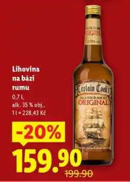 Lidl Captain Cook's Smooth & Spiced Original nabídka