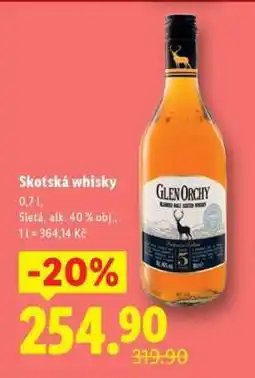 Lidl Glen Orchy Skotská whisky nabídka