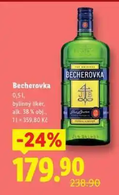 Lidl Becherovka nabídka