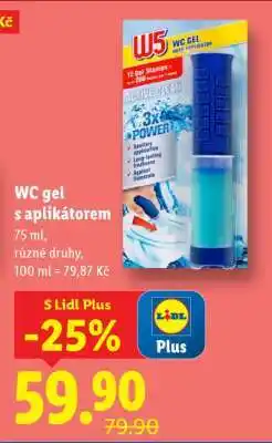 Lidl WC GEL S APLIKÁTOREM nabídka