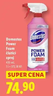 Lidl Domestos Power Foam čisticí sprej nabídka