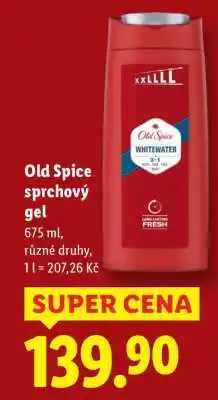 Lidl Old Spice sprchový gel nabídka