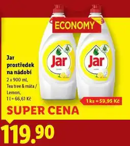 Lidl Jar prostředek na nádobí nabídka