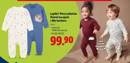 Lidl Lupilu Pure collection Overal na spaní s Bio bavlnou nabídka