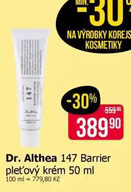 Teta Dr. Althea 147 Barrier pleťový krém 50 ml nabídka