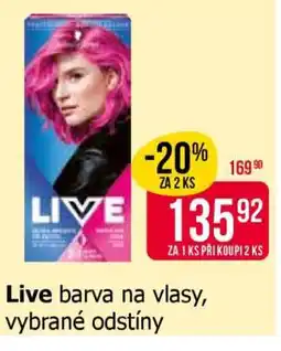 Teta Live barva na vlasy, vybrané odstíny nabídka