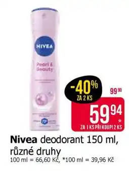 Teta Nivea deodorant 150 ml nabídka