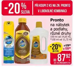 Teta Pronto na nábytek a podlahy, různé druhy nabídka