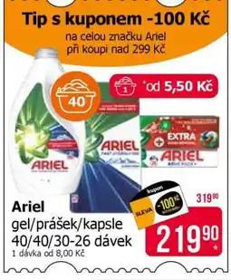 Teta Ariel gel prášek kapsle nabídka