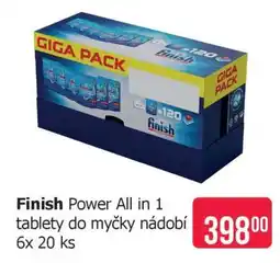 Teta Finish Power All in 1 tablety do myčky nádobí nabídka