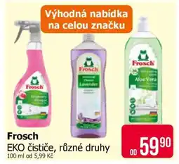 Teta Frosch EKO čističe, různé druhy nabídka