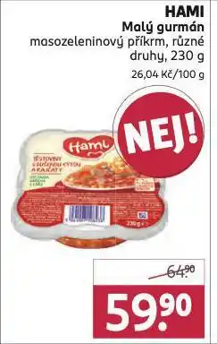 Rossmann Hami masozeleninový příkrm nabídka