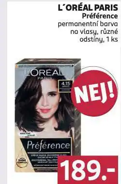 Rossmann L´oreal paris permanentní barva na vlasy nabídka