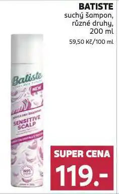 Rossmann Batiste suchý šampon nabídka