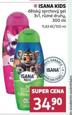 Rossmann Isana kids dětský sprchový gel nabídka