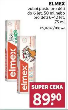 Rossmann Elmex zubní pasta pro děti nabídka