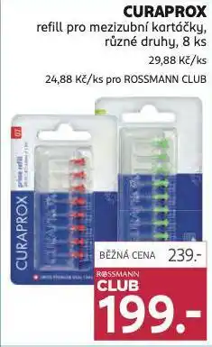 Rossmann Curaprox refill pro mezizubní kartáčky nabídka